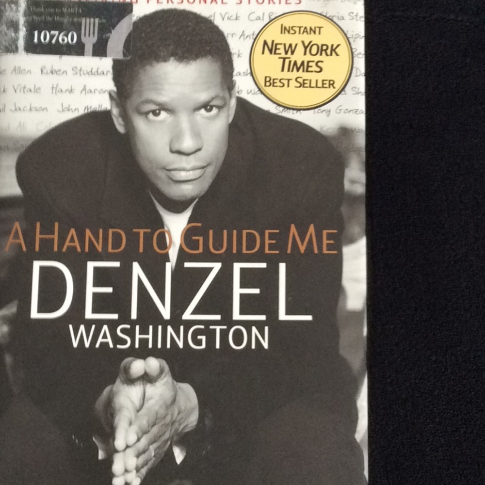 Denzel Washington hardback book